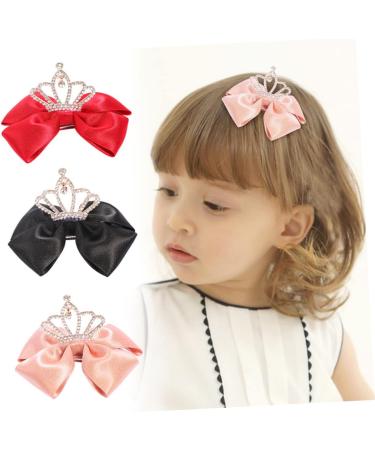FRCOLOR Bow Hair Clip hair clips hair bow clips rhinestone tiara hair clip hair clip hair bow clips hair clips women hair clips Miss Korean version issue Bow Alligator Clips - Buy Online on GoSupps.com