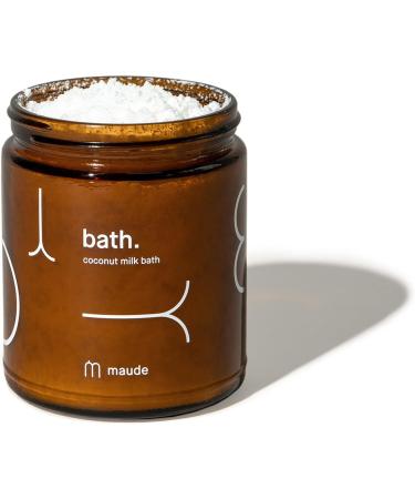Maude Hydrating Coconut Milk Bath - 8 oz Detoxifying Soak with Dead Sea Salt & Vitamins - Buy Online on GoSupps.com