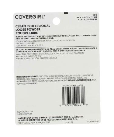COVERGIRL Professional Loose Finishing Powder Translucent Fair 0.7 oz - Online Exclusive - Buy Online on GoSupps.com