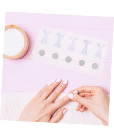Beaupretty 2 Sets Nail Checkerboard nail display stand nail practice stand magnetic chess board press on nail stand nail art tips display stand nail stand display magnetic manicure base boxed 2.5x1.4x1.4cm White - Buy Online on GoSupps.com