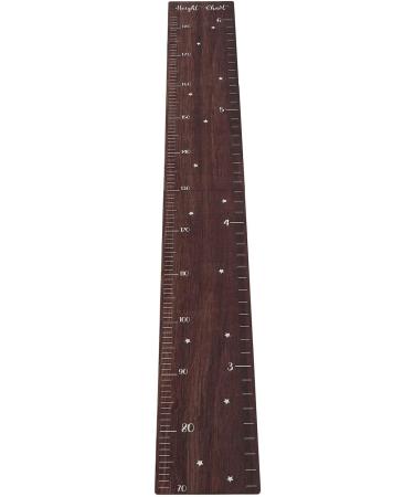 Wooden Ruler Growth Chart for Kids Toddlers with Accurate Markings Durable Walnut Wood Easy Installation Unique Decoration Versatile Application - Buy Online on GoSupps.com