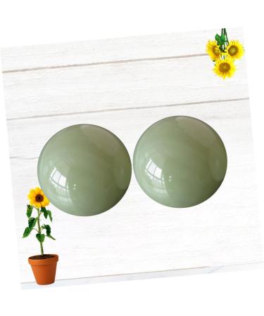 Buy Gatuida Foldable Oven Wind Protection Massage Balls - Jade Stress Relief & Training Globe - Green & White - Perfect for Relaxation - Buy Online on GoSupps.com