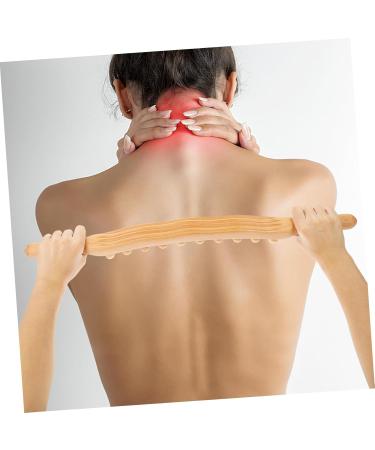 Solustrie 3-Stick Roll Rod with 20 Balls - Premium Wooden Full Body Massage Device & Roller for Ultimate Relaxation - Buy Online on GoSupps.com