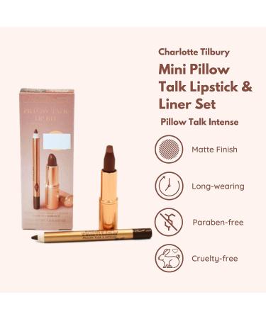 CHARLOTTE TILBURY Mini Pillow Talk Duo Lip Kit - Travel Size Lip Makeup Set - Buy Online on GoSupps.com