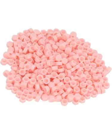 200PC Diamond-Shaped Eyelash Extension Adhesive Cups - Disposable Pink Holders for Professionals | Premium Quality & International Shipping - Buy Online on GoSupps.com