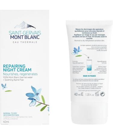 Saint-Gervais Mont Blanc - Regenerating Nourishing Night Care - Dry to Very Dry Skin - 40 ml - Buy Online on GoSupps.com