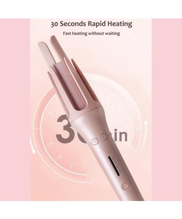 Yuehuam Auto Hair Curler Automatic Curling Iron Wand with 4 Temperatures 1 1/4 Large Rotating Barrel Curling Iron Fast Heating Auto Shut-off Iron for Hair Styling - Buy Online on GoSupps.com