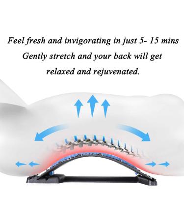 AnHua Back Stretcher - Multi-Level Lumbar Stretching Device for Back Pain Relief with Acupressure Points - International Shipping Available - Buy Online on GoSupps.com