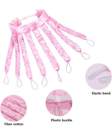 Heatless Curling Rod Octopus Heatless Curling Rod Headband Soft No Heat Hair Curlers No Heat Wave Hair Curlers Styling Tools for Overnight DIY Hair Styling Tools (Pink) - Buy Online on GoSupps.com