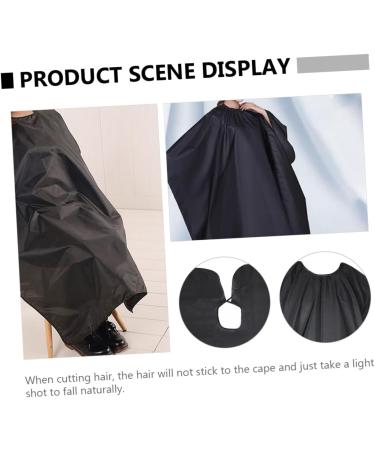 FRCOLOR 1pc Cloth Apron Hairdressing Cape Smock Black Cape Tool Hair Cutting Cape Lace up Work Clothes - Buy Online on GoSupps.com