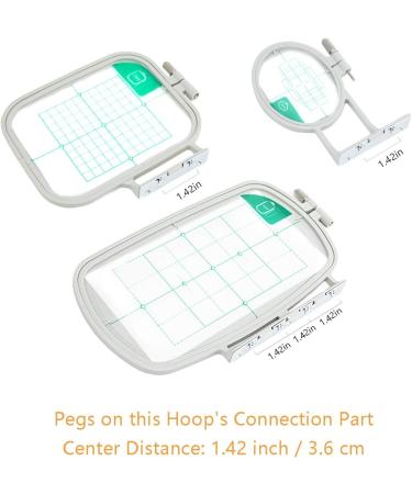 Sew Tech Embroidery Hoops 3in1 Set for Brother and Babylock Embroidery Machines - Buy Online on GoSupps.com