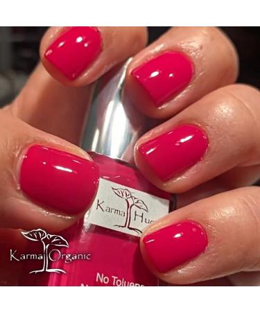 Karma Organic Quick Dry Nail Lacquer - Non-Toxic Vegan Nail Paint for Adults & Kids - No Toluene, Formaldehyde, DBP, TPHP - Farmer's Market Berries 0.43 fl oz - Buy Online on GoSupps.com