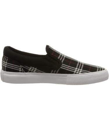DC Shoes Women's Manual Sneaker 40 EU - Black Plaid | International Shipping Available - Buy Online on GoSupps.com