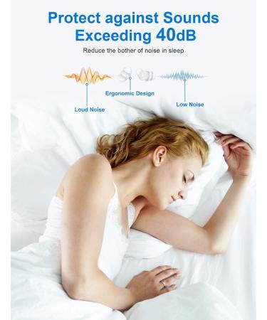 Bluedio NE Soft Silicone Sleep Earplugs -40dB for Sleeping, Concerts, Festivals | Noise Reduction Ear Plugs for Comfortable Fit - Buy Online on GoSupps.com