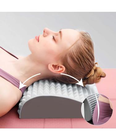 Musellot Backhole Neck Traction Cushion - 2 in 1 Neck & Lower Back Extensor Pillow for Herniated Disc Relief & Scoliosis Support - Chiropractic Therapy - Buy Online on GoSupps.com