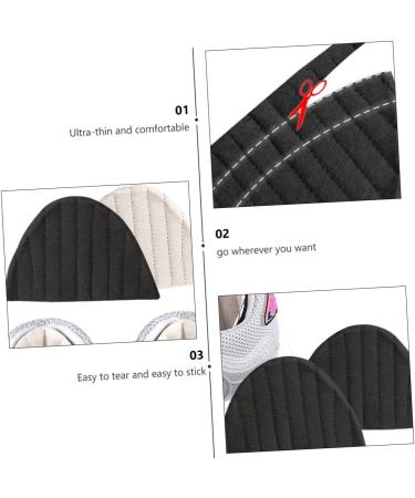 FOMIYES Sneaker Heel Stickers - 3 Pairs of Black Cushion Pads for Comfort & Grip - Perfect for Festivals & Everyday Use - Buy Online on GoSupps.com