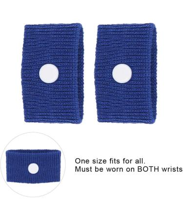 ANKROYU Anti Nausea Wristbands - 5 Colors, 1 Pair for Travel Sickness Relief - Ideal for Bus and Air Travel (Blue) - Buy Online on GoSupps.com