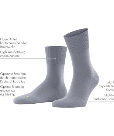 FALKE Unisex Run U SO Cotton Socks - Black (3000) - Size 42-43 | High-Quality International Shipping - Buy Online on GoSupps.com