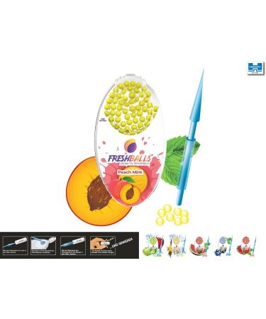 FreshBalls Henecka Aroma Filter Balls - Mint Oil & Strawberry Mint Flavor - International Shipping Available - Buy Online on GoSupps.com