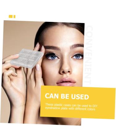 Balacoo 3pcs Boxes Eye Shadow Box Plastic Trays Profusion Empty Eyeshadow Organizer Cosmetic Travel Platen - Buy Online on GoSupps.com