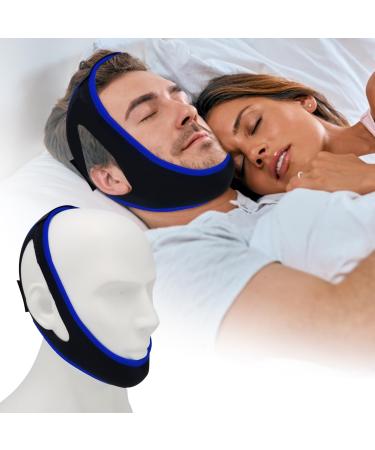 Anti Snoring Chin Strap Chin Strap for Cpap Users Women and Men Adjustable and Breathable Keep Mouth Closed While Sleeping