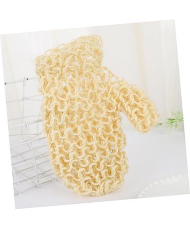 POPETPOP Bath Rubbing Gloves Exfoliating Gloves for Shower Body Scrub Gloves Shower Gloves Shower Back Scrubber Shower Mittens Tools Exfoliating Gloves for Body Sisal Wash Gloves Frosted - Buy Online on GoSupps.com
