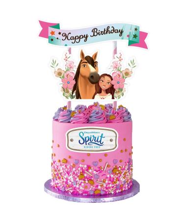 Hille Decor Free Horse Cake Topper Theme Birthday Party Supplies Favors Toppers Decorations Cake Decor