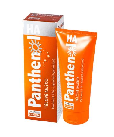 Panthenol HA Body Milk (Lotion) After Sun Wind or Laser Care Relieves Skin After Excessive Exposure to Environmental Stressors Enriched with Hyaluronic Acid 6.76 Fl oz