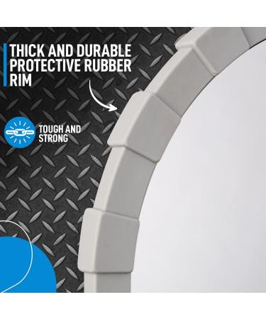 Jayour Heavy-Duty Fogless Shower Mirror | Anti-Fog Shaving Mirror with Razor Holder and Extra Solution - Buy Online on GoSupps.com