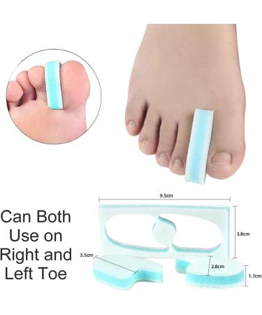 Haosem Foam Toe Separator 2 Pieces for Overlapping Toes & Hammer Toe Relief | Pressure & Friction Control - Buy Online on GoSupps.com