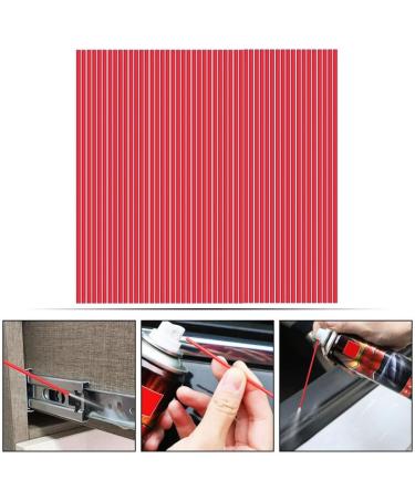Housoutil 100Pcs Plastic Spray Can Straws - Replacement Extension Straws for Lubricant, Home Renovation, Car Maintenance (Red) - Buy Online on GoSupps.com