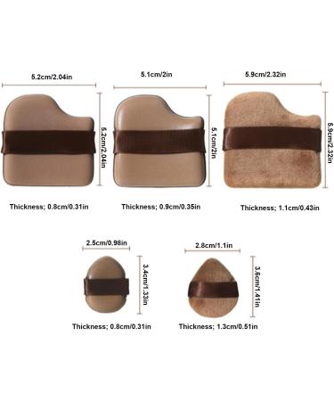 Blender Sponge | 6X Makeup Blending Sponge - Makeup Blending Sponge Facial Makeup Tools Sponge Portable Soft Sponge Setting Face Puff for Powder - Buy Online on GoSupps.com