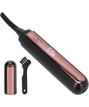Verdant Touch Heated Eyelash Perm Electric Eyelash Curler USB Rechargeable with LCD Display 4-Level Heat Heated Eyelash Perm for Women Black - Buy Online on GoSupps.com