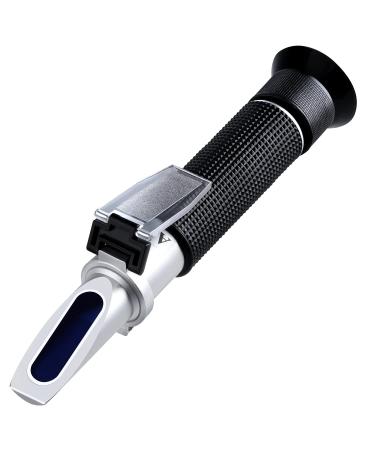 XINJIAYI Water Salinity Refractometer Ar ometer with Two Scales: Specific Weight 1 000-1 070 and PPT 0-100 Handheld Sea Water Tester for Aquariums Marine Fishing Pool Tank