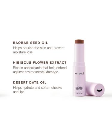 Buy AMI COL Desert Date Cream Multistick - Moisturizing Lip & Cheek Tint (Dune) | Natural Color for Lips & Cheeks | International Shipping - Buy Online on GoSupps.com