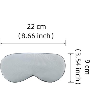 Buy Xeahung Adjustable Cotton Sleep Mask - Comfortable Light Blocking Eye Mask for Women & Men (Pink & Gray) | Perfect for Sleep & Travel - Buy Online on GoSupps.com