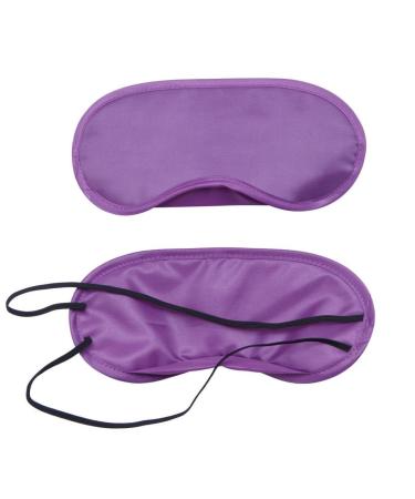 Sleep Masks Lavany Pure Silk Sleep Eye Masks for Sleeping Travel Shift Work Naps Night Blindfold Eyeshade for Men Women (Purple)