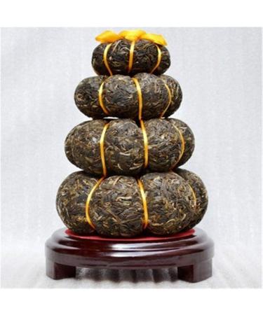 HELLOYOUNG 1000g Th Pu'er cru en forme de citrouille quatre couches du Yunnan chinois techniques traditionnelles avec une saveur intense et un go t riche Th pu-erh Pu'er Tea - Buy Online on GoSupps.com