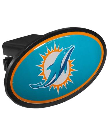 Siskiyou Sports NFL Plastic Logo Hitch Cover Miami Dolphins