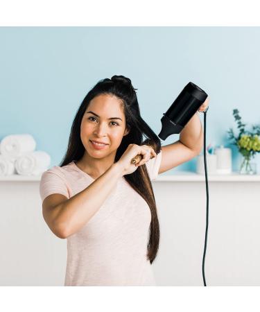 Shark STYLE iQ Ionic hairdryer and styler fast drying without thermal damage dry and style your hair in one step 2in1 concentrator and hairdressing guide 1600 W black HD102EU Black And Rose Gold - Buy Online on GoSupps.com