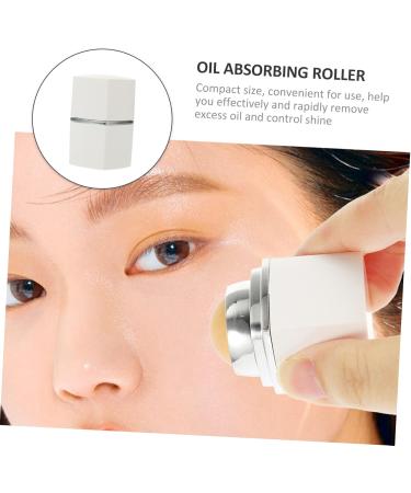 Angoily Volcanic Stone Oil-Absorbing Ball Oil Control Volcanic Roller Household Cleaning Tools Oily Skin Cleanser Oil Control Roller Cleansing Brush Oil Absorption White Volcanic Mud - Buy Online on GoSupps.com