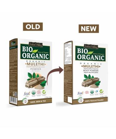 INDUS VALLEY 100% Organic Licorice Root Powder Natural Pure Mulethi Powder | Yashimadhu | Liquorice | Glycyrrhiza Glabra | Hair And Skin Care (100 G (Pack Of 1)) Mulethi Powder_100g - Buy Online on GoSupps.com