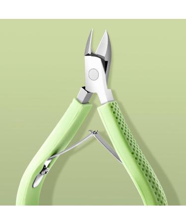 W-LOVNEST Cuticle Cutter with Ergonomic Rubber Handle Stainless Steel Comfortable Grip Nails Trimmer Full Jaw for Manicure Black - Buy Online on GoSupps.com