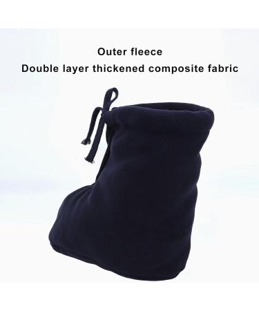 Sonew Adjustable Foot Cast Sock - Soft Thick White Plush Toe Cover for Men and Women - Dark Blue (L) - Buy Online on GoSupps.com