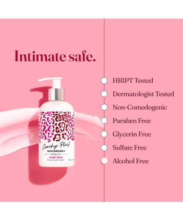 Coochy Plus Sweet Bliss Intimate Shaving Cream 8.5oz - Prevents Razor Burns & Bumps - Moisturizing Formula for Pubic, Bikini Line, Armpit - 1-Pack - Buy Online on GoSupps.com