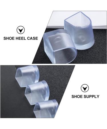 Holibanna High Heel Protectors - 12 Pairs Transparent Anti-Slip Heel Caps for Women | Perfect for Weddings & Outdoor Events - Buy Online on GoSupps.com
