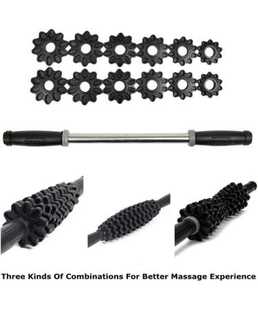 FLY Flu Foam Scooter - Adjustable Fitness Yoga Massage Scooter for Muscle Relaxation & Pain Relief | Portable Wearable Therapy in Pink - Buy Online on GoSupps.com