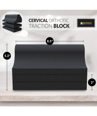 Cervical Traction Orthotic for Neck Alignment & Pain Relief - Black - Buy Online on GoSupps.com