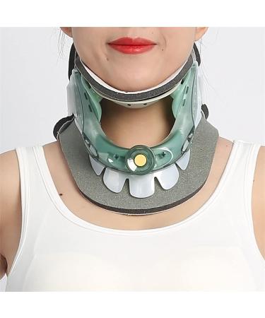 Pailon adjustable neck support neck traction device rigid neck support to restrict the neck movement wear for home improved spine orientation men/women/VATE