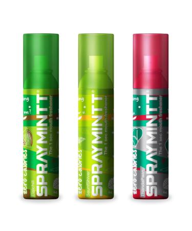 Mouth Freshener Combo Elaichill Saunfshiver and Thandapan Spray (15 gram Each) | No added sugar | Zero calories | POCKET SIZED | Natural ingredients